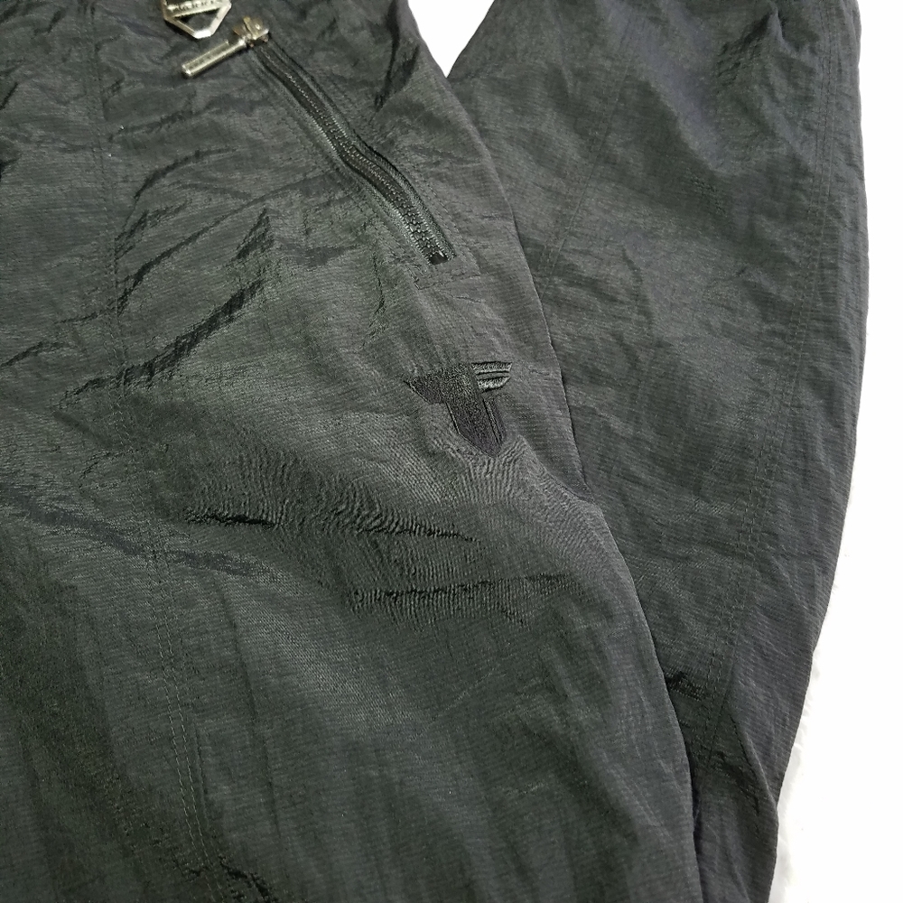 Vintage Tyrolia High Waisted Skiwear Skiboarding Stirrup Black Pants - Picture 4 of 11